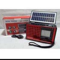 Gambar New Souness Radio FM/USB Portable Rechargeable solar cell panel dari winnerelectronicstore28 Kota Medan 4 Tokopedia
