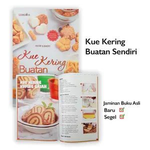 Buku Kue Kering Buatan Sendiri Resep Pastry dan Bakery Demedia