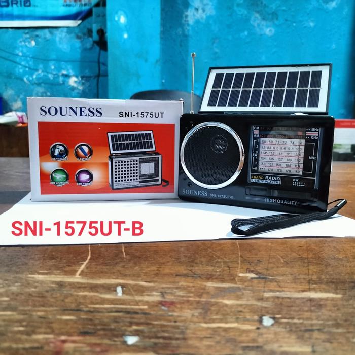 Gambar New Soundness Radio FM/USB Portable Rechargeable with solar cell dari winnerelectronicstore28 Kota Medan Tokopedia
