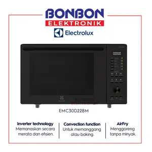 ELECTROLUX Microwave Oven 30L EMC30D22BM / EMC 30D22 BM