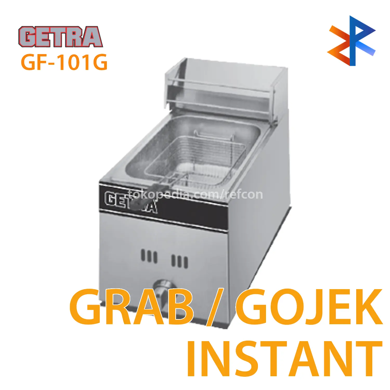 Gas Deep Fryer GETRA GF 101G / GF 101 G Penggorengan 1 Tungku 6 Liter