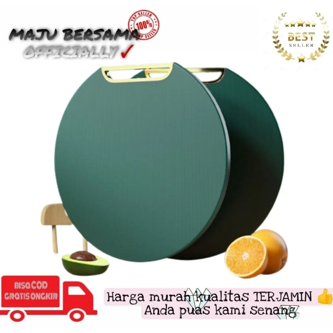 MB - Talenan bulat anti jamur talenan Serbaguna 2 in 1