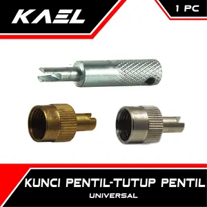 Tutup-Kunci Pentil 2in1 Pembuka-Buka Pentil Ban Motor/Mobil/Sepeda
