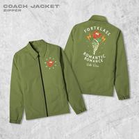 Gambar FortKlass Zipper Rosie Jaket Coach Pria Outwear Unisex Parasut Jaket - ABU, L dari Fortklass Kota Administrasi Jakarta Barat 2 Tokopedia