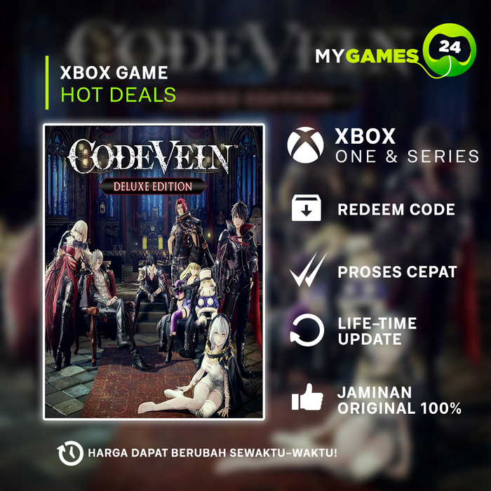 Jual Code Vein Xbox one series X|S redeem - Kota Bekasi - MyGames24 ...