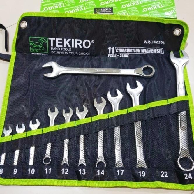 Gambar Kunci Ring Pas Set TEKIRO 11 pcs 8-24 mm dari Reinata Olshop Kota Depok Tokopedia