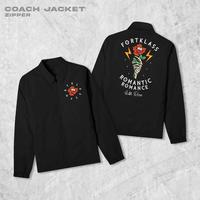 Gambar FortKlass Zipper Rosie Jaket Coach Pria Outwear Unisex Parasut Jaket - ABU, L dari Fortklass Kota Administrasi Jakarta Barat 3 Tokopedia
