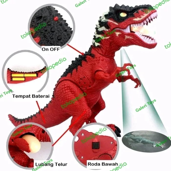 Mainan Dinosaurus T-Rex Dino Valley Dinosaurus Bertelur 3