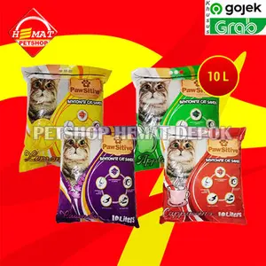 Pasir Kucing Pawsitive 10Liter Cat sand Litter Gumpal Wangi junior