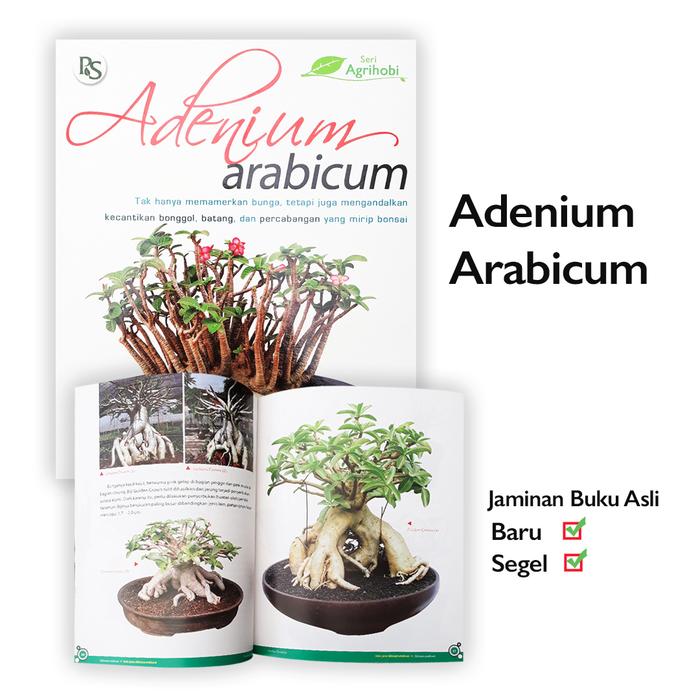 Gambar Buku Hobi Bertanam Adenium Arabicum Tanaman Hias mirip Bonsai dari Sahabat Buku Anak Kab. Tangerang Tokopedia