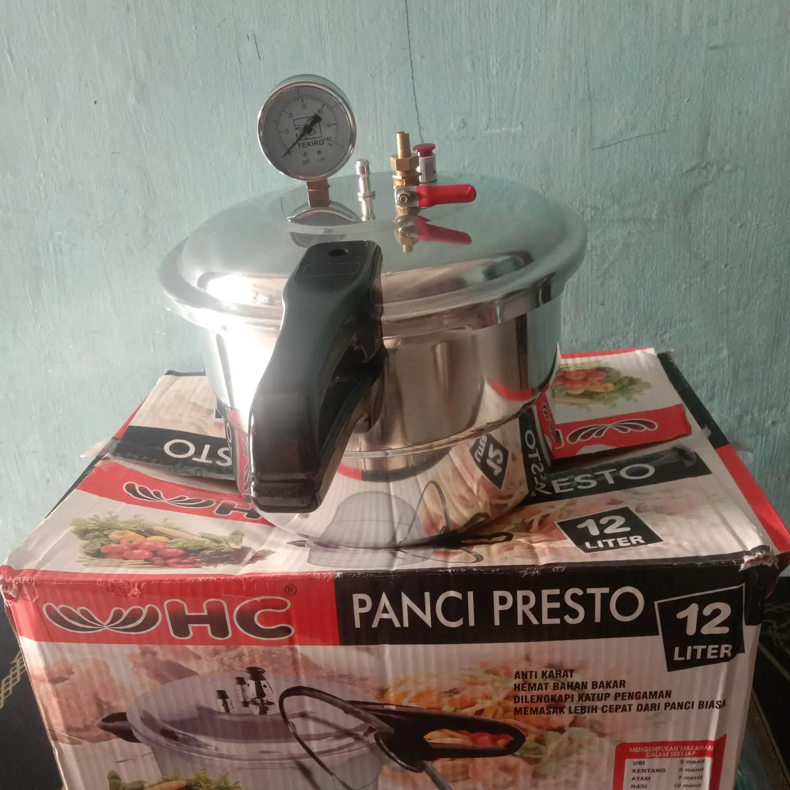 boiler setrika uap presto 12 liter
