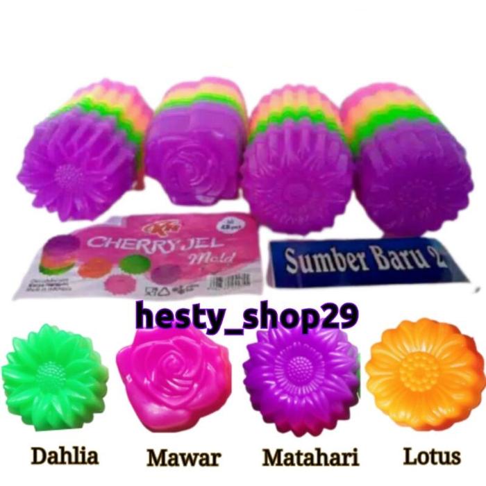 Gambar (4 Lsn) Cetakan Bunga 4 Motif (Kue, coklat, puding, agar) dari MJHOMEOLSHOP Kab. Tangerang Tokopedia