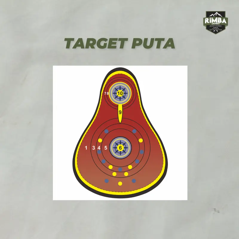 Face Target / Print Target Panahan 50 x 50 cm / Archery 3