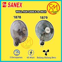 Gambar SANEX FW1879 Kipas Angin Dinding Tornado Besi 18 Inch Wall Fan FW-1879 - FW-1878 dari Setia Mandiri Elektronik Kota Bekasi 1 Tokopedia