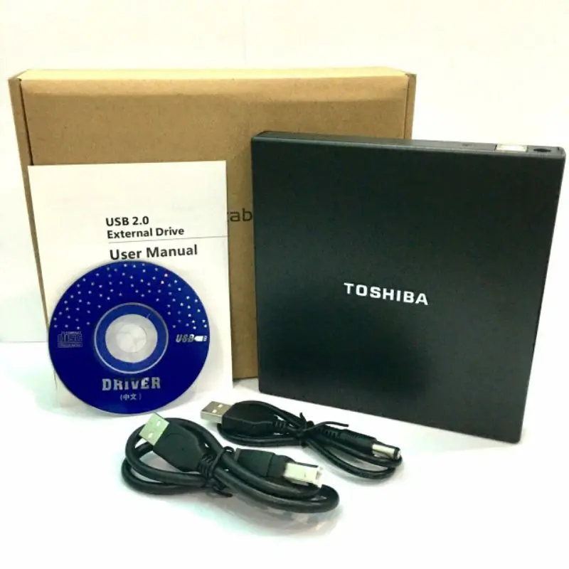 DVD RW EXTERNAL TOSHIBA / DVDRW WRITER EKSTERNAL USB 2.0