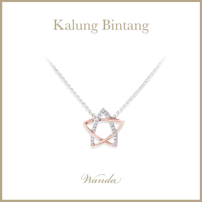 Gambar Kalung Berlian Wanda - Bintang - Necklace dari Wanda House Of Jewels Kota Administrasi Jakarta Pusat Tokopedia
