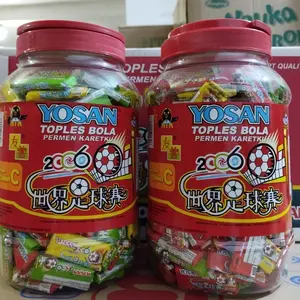 yosan permen karet toples bola 460gr