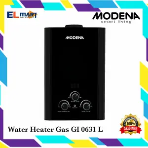 Modena Gas Water Heater GI 0631 L 0361L Pemanas Air Kamar Mandi 6L