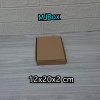 Gambar kardus/karton/box.uk.12 x 20 x 2 cm MEMANJANG KEBELAKANG Model Die Cut dari opikjaya box Kota Administrasi Jakarta Barat 3 Tokopedia