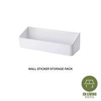 Gambar EN LIVING Wall Sticker Storage Rack / Rak Tempel / Rak Toilet / Kotak dari EN LIVING Kota Bandung 4 Tokopedia