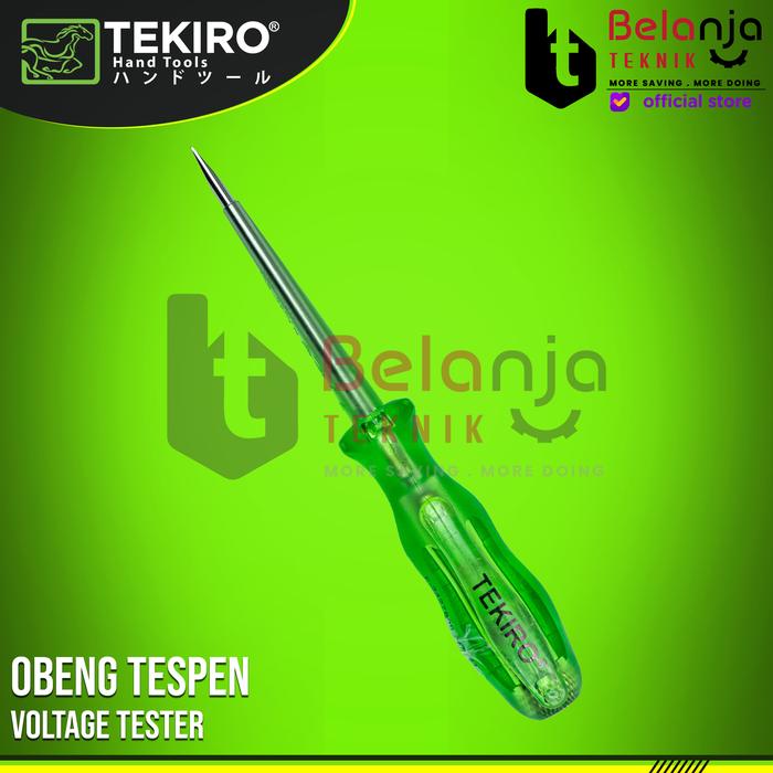 Gambar Tekiro Obeng Testpen Listrik AC Tespen Minus 105-250 Volt AC Tester dari Belanja Teknik Kota Bogor Tokopedia