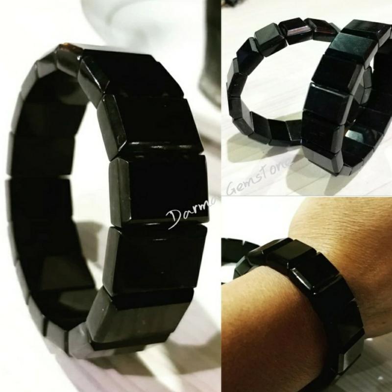 Kalung dan Gelang Natural Black jade 2