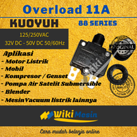 Gambar Overload 11A Kuoyuh 88 Series 11 Amper Push Button Circuit Breaker dari Overload Wikimesin Kab. Tangerang 1 Tokopedia