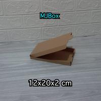 Gambar kardus/karton/box.uk.12 x 20 x 2 cm MEMANJANG KEBELAKANG Model Die Cut dari opikjaya box Kota Administrasi Jakarta Barat 4 Tokopedia