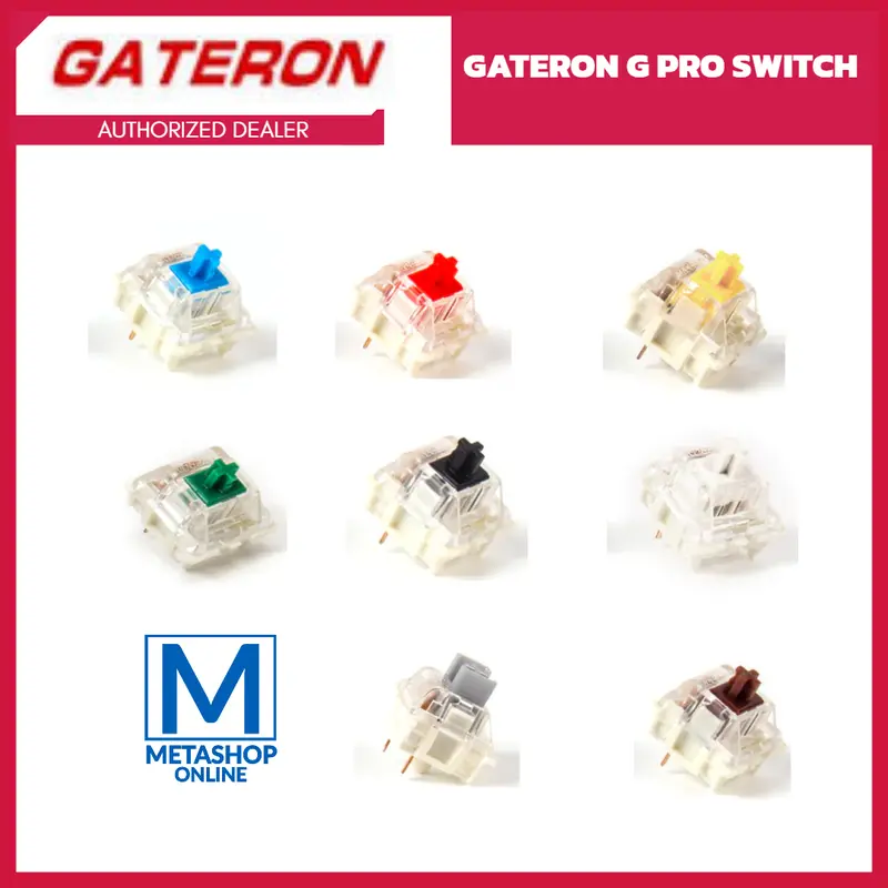 Gateron G Pro Switch Mechanical Keyboard Gaming Lubed 0