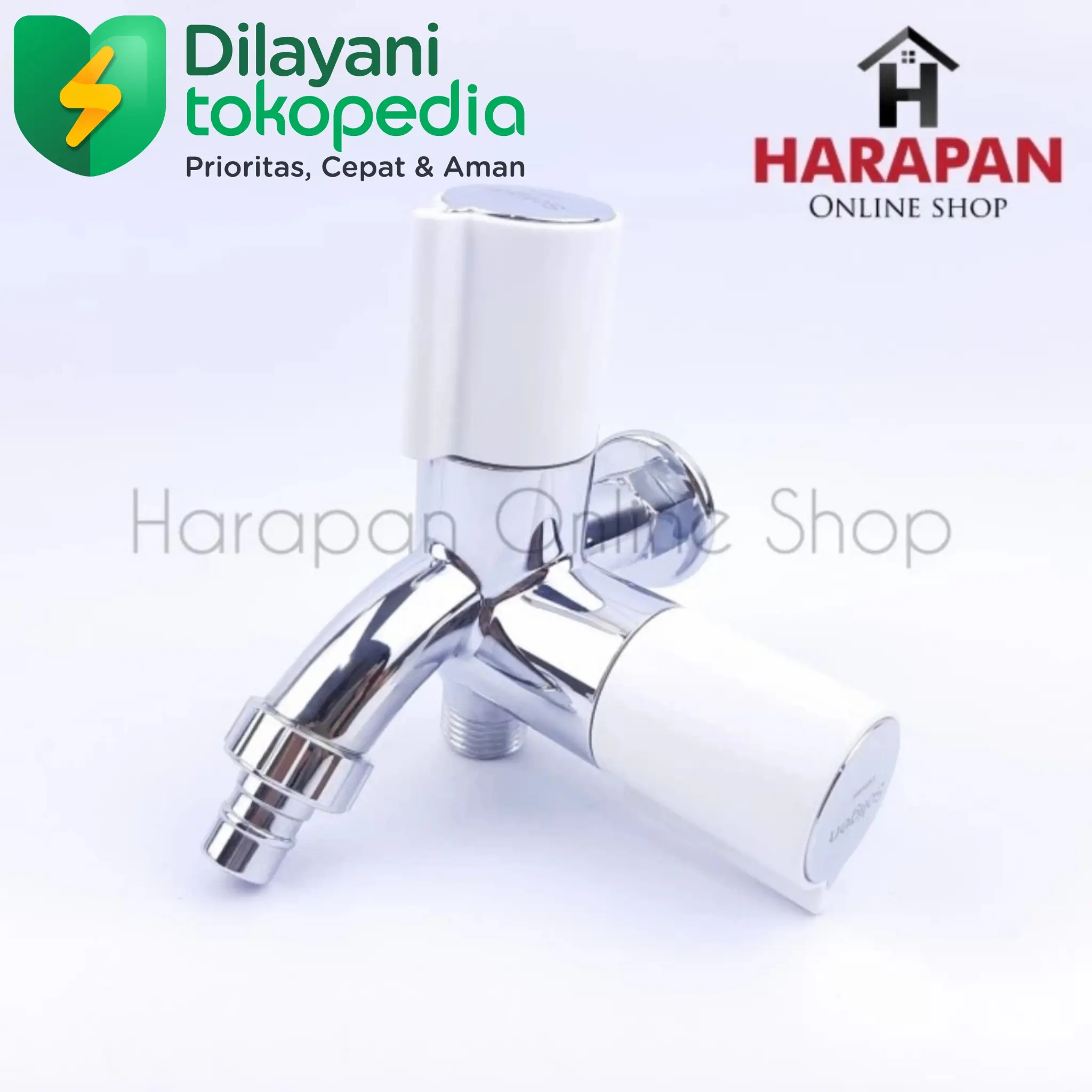 Kran Cabang Plastik New Soligen Kran shower - KERAN DOUBLE SOLIGEN S22