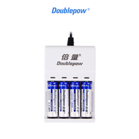 Gambar Charger Baterai DOUBLEPOW 4 slot AA/AAA + 4 PCS AA 1200mAh DP-U82 dari Doublepow Official Store Kota Administrasi Jakarta Barat 1 Tokopedia