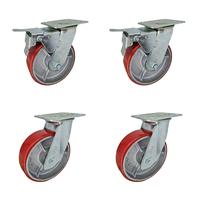 Gambar Roda PU Flat Besi Cor Heavy Duty 6" (2Rem 2Hidup) Technowheel dari Toko Roda Jaya LTC GLODOK Kota Administrasi Jakarta Barat 1 Tokopedia