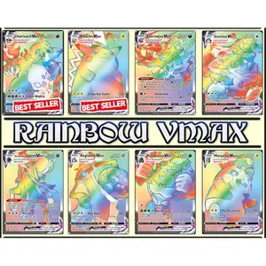 KARTU POKEMON TCG RAINBOW VMAX HOLOGRAM ENGLISH VERSION