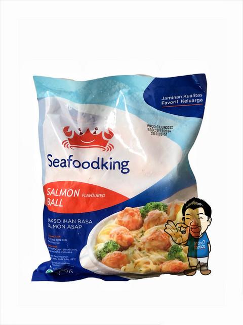 Gambar Seafood King Bakso Ikan rasa Salmon- Salmon Flavour Ball 500 g dari IndoFresco Kota Administrasi Jakarta Barat Tokopedia