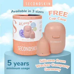 SECONDSKIN Emy Menstrual Cup With Case
