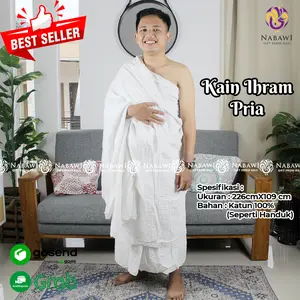 Nabawi Kain Ihram Pria Perlengkapab Haji dan Umroh