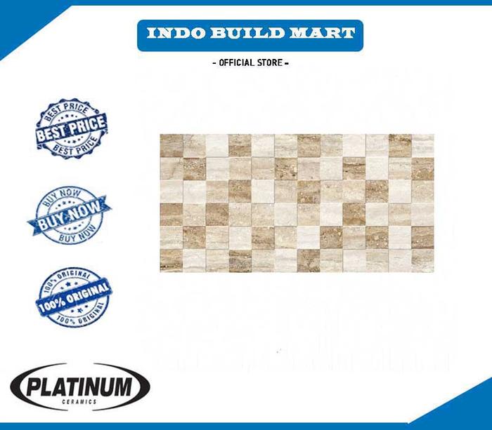 Gambar Keramik Dinding Platinum CARTER Series 25x50cm Kw1 dari INDO BUILD MART. Kota Administrasi Jakarta Barat Tokopedia