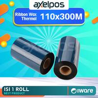 Gambar Thermal Wax Barcode Ribbon 110mmX300m dari Axelpos Kota Administrasi Jakarta Pusat 5 Tokopedia