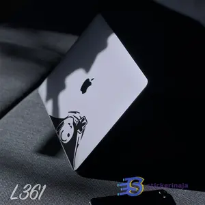 Sticker Cutting Vinyl "Snoopy Hiding" untuk Laptop & Handphone