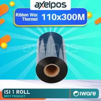 Gambar Thermal Wax Barcode Ribbon 110mmX300m dari Axelpos Kota Administrasi Jakarta Pusat 4 Tokopedia