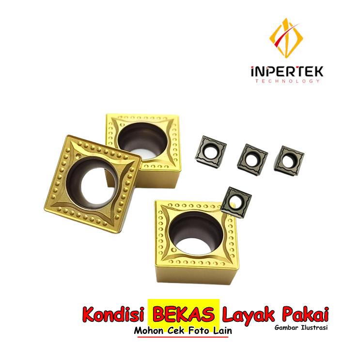 Insert SCMT 12 T3 Mata Bubut SCMT12 Pahat Mulus Laris — foto asli 1
