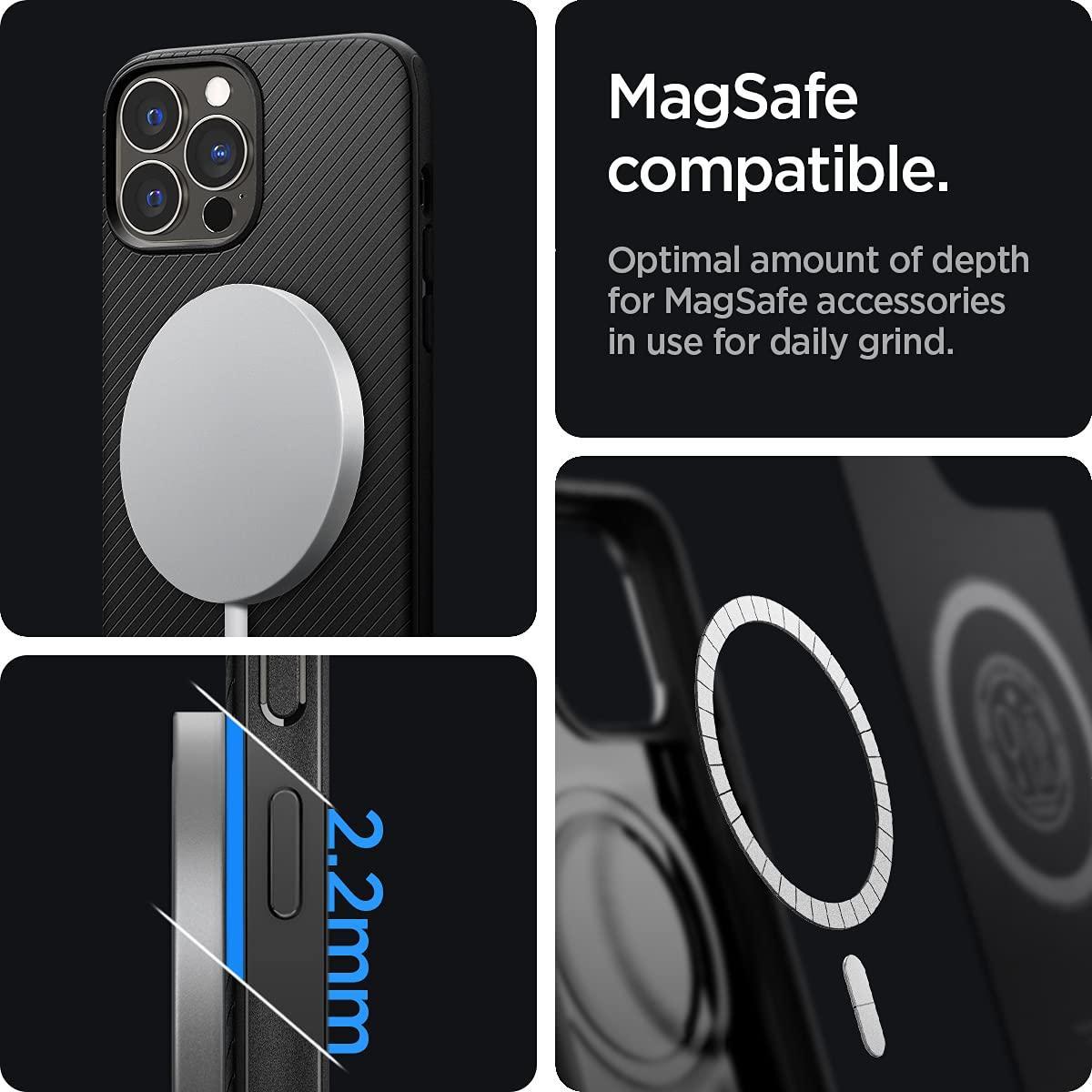 Spigen iPhone 13 Case Magsafe Mag Armor - Matte Black ACS03546