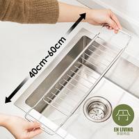 Gambar EN LIVING Retractable Water Rack SMALL / Rak Cuci Piring / Rak Gelas dari EN LIVING Kota Bandung 5 Tokopedia