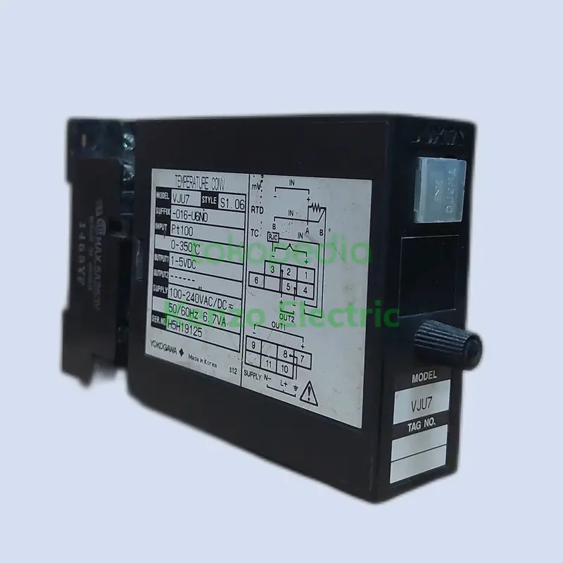Temperature Converter VJU7 S1.06 + Socket JUXTA YOKOGAWA 2