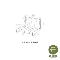 Gambar EN LIVING Plate Rack SMALL / Rak Piring / Rak Dapur / Rak Lemari Dapur dari EN LIVING Kota Bandung 4 Tokopedia