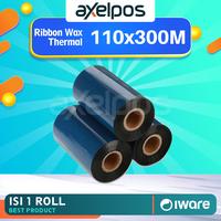 Gambar Thermal Wax Barcode Ribbon 110mmX300m dari Axelpos Kota Administrasi Jakarta Pusat 3 Tokopedia