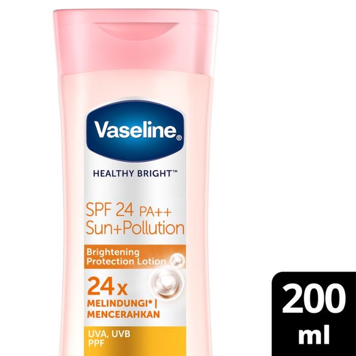 Gambar Vaseline Healthy Bright Sun + Pollution Protection Body Lotion 200 ml dari yanakoi Kab. Bandung Barat Tokopedia