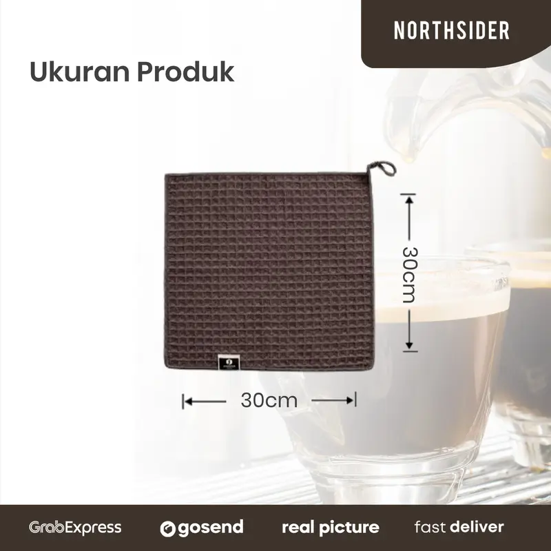 Serbet Kain lap microfiber 30x30cm serba guna - barista towel NS002 1