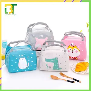 LBT BISA COD Tas Bekal Anak Karakter Cooler Bag Bahan Canvas Alumunium Foil