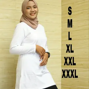 Tunik oblong cotton combed 30s PREMIUM